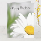 Daisy Flower in full-bloom Kaart (Gele Bloem)