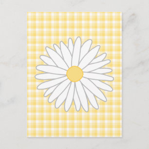 Daisy Flower in Yellow and White. Briefkaart