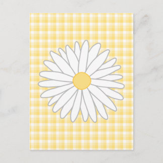 Daisy Flower in Yellow and White. Briefkaart
