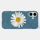 Daisy Flower Inner Peace Symbol - Denim Jeans Case-Mate iPhone Case (Achterkant (horizontaal))