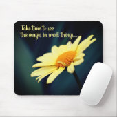 Daisy Flower Inspirerend Quote Muismat (Met muis)