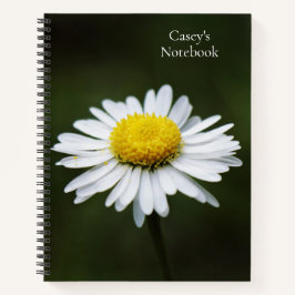 Daisy Flower Large Journal Personalized Notitieboe Notitieboek