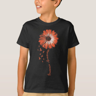 Daisy Flower Leukemia Awareness Gifts T-shirt