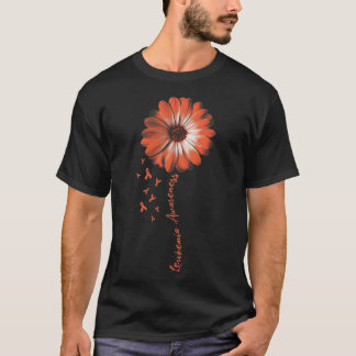 Daisy Flower Leukemia Awareness Gifts T-shirt
