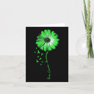 Daisy Flower Leverkanker Awareness Gifts Kaart