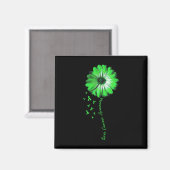 Daisy Flower Leverkanker Awareness Gifts Magneet (Voorkant / Achterkant)