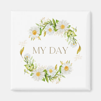 Daisy Flower Magnet voor april (2)