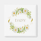 Daisy Flower Magnet voor april (3) (Voorkant)