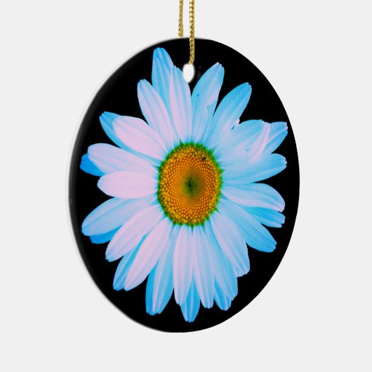 Daisy Flower met White Petals Keramisch Ornament (Rechts)