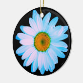 Daisy Flower met White Petals Keramisch Ornament (Links)