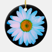 Daisy Flower met White Petals Keramisch Ornament (Achterkant)