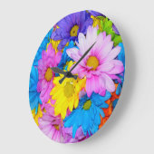 Daisy Flower Mix Clock Grote Klok (Hoek)