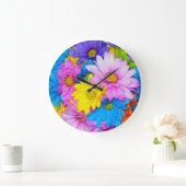Daisy Flower Mix Clock Grote Klok (Huis)