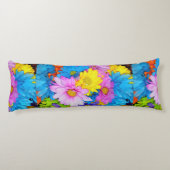 Daisy Flower Mix Pillow Lichaamskussen (Achterkant)