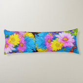 Daisy Flower Mix Pillow Lichaamskussen (Achterkant)