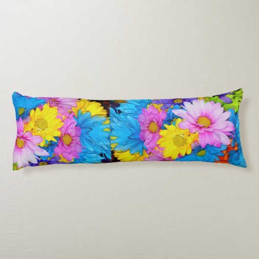 Daisy Flower Mix Pillow Lichaamskussen (Achterkant)