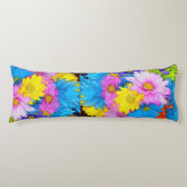 Daisy Flower Mix Pillow Lichaamskussen (Voorkant)