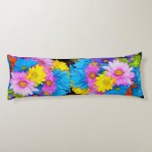 Daisy Flower Mix Pillow Lichaamskussen (Achterkant)