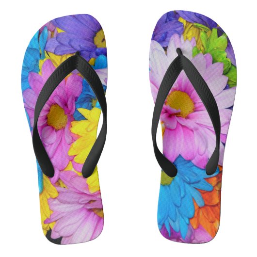 Daisy Flower Mix Teenslippers (Voetbed)