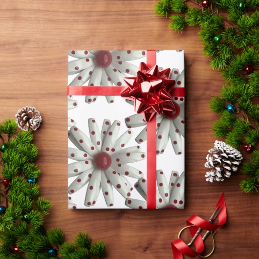 Daisy Flower Mode Bloemen Retro Mod 60s Tuin Cadeaupapier (Feestdagen Geschenken)