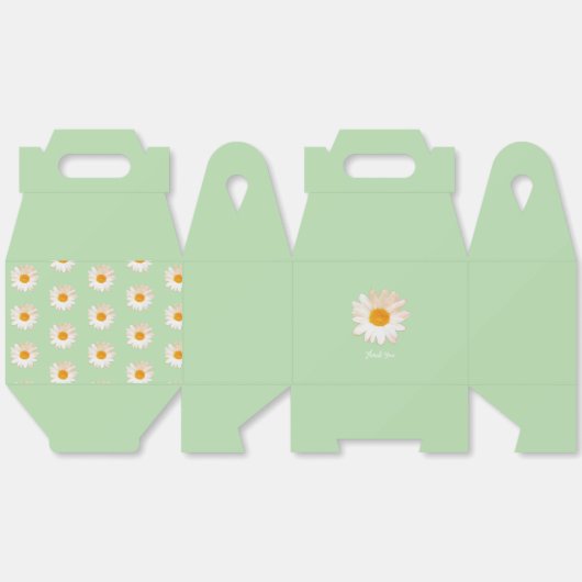 Daisy Flower Mug – Summer Botanical Cozy Bedankdoosjes (Ongevouwen)