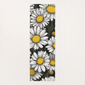 Daisy Flower Pattern Botanical Illustration Yogamat (Achterkant)