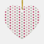 Daisy Flower Pattern Keramisch Ornament (Voorkant)