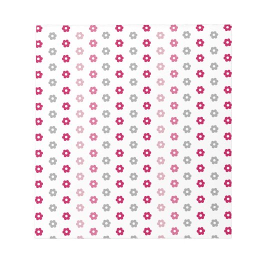 Daisy Flower Pattern Notitieblok (Voorkant)