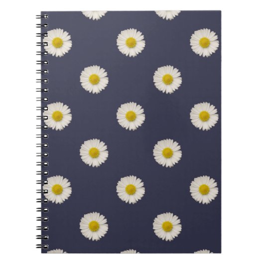 Daisy Flower Pattern Notitieboek (Voorkant)