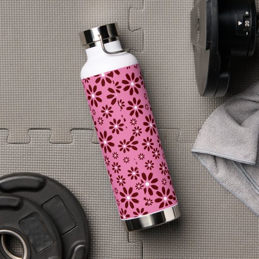 Daisy Flower Pattern Zomer Winter Waterfles (Gym)