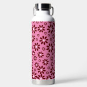 Daisy Flower Pattern Zomer Winter Waterfles (Voorkant)