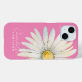 Daisy Flower Persoonlijke naam Case-Mate iPhone Case (Achterkant (horizontaal))