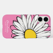 Daisy Flower Persoonlijke naam Case-Mate iPhone Case (Achterkant (horizontaal))