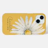 Daisy Flower Persoonlijke naam Case-Mate iPhone Case (Achterkant (horizontaal))