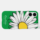 Daisy Flower Persoonlijke naam Case-Mate iPhone Case (Achterkant (horizontaal))