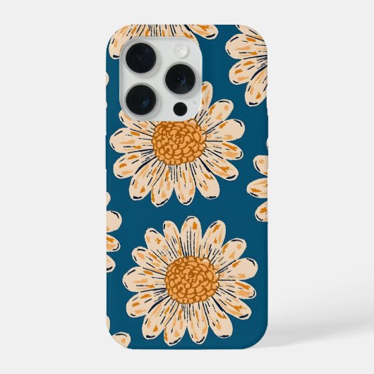Daisy Flower Phone Case iPhone Hoesje (Achterkant)