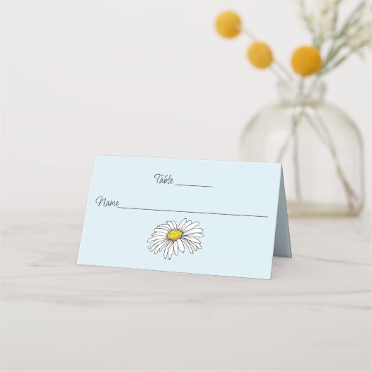 Daisy Flower Plaatskaartje (Achterkant)