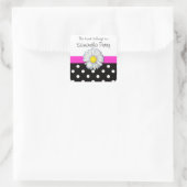 Daisy flower polka dot aanpasbare stickers (Tas)