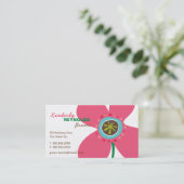 Daisy Flower Pop Fun Summer Daisies Whimsical Cute Visitekaartje (Staand voorkant)