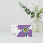 Daisy Flower Pop Fun Summer Daisies Whimsical Visitekaartje (Staand voorkant)