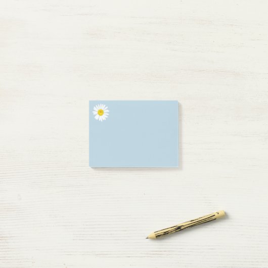 Daisy flower post-it® notes (Op bureau)