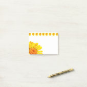 Daisy Flower Post-it® Notes (Op bureau)