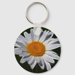 Daisy flower power sleutelhanger