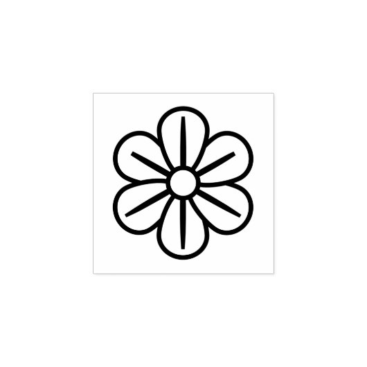 DAISY FLOWER Sign Punch Kaarten klantenkaart Rubberstempel (Afrduk)