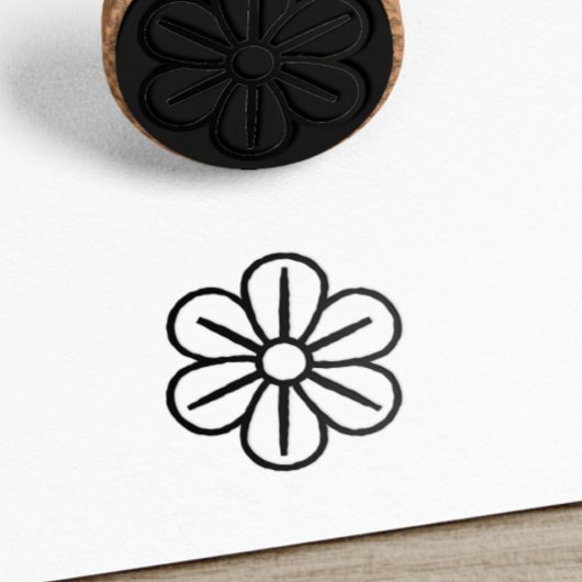 DAISY FLOWER Sign Punch Kaarten klantenkaart Rubberstempel