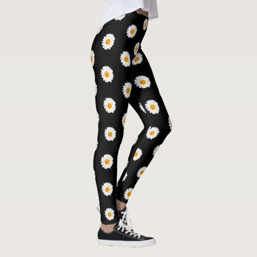 Daisy Flower Smiley Face Leggings (Rechts)