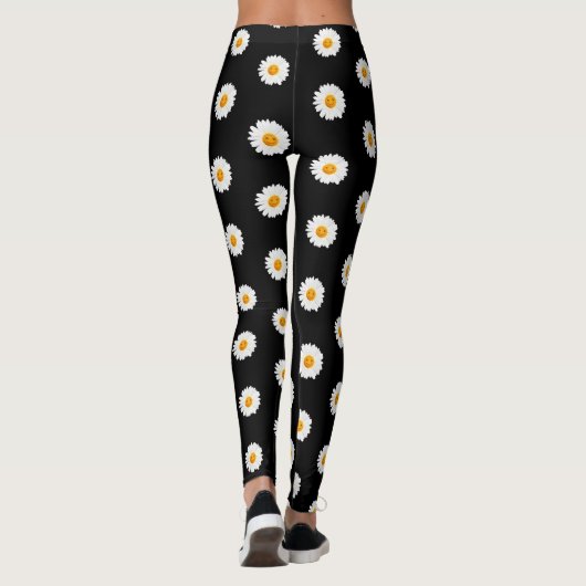 Daisy Flower Smiley Face Leggings (Achterkant)