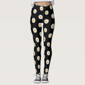 Daisy Flower Smiley Face Leggings (Voorkant)