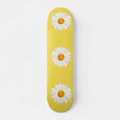 Daisy Flower Smiley Face Persoonlijk Skateboard (Voorkant)