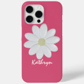 Daisy Flower Snoep Roze Moderne Bloemen Case-Mate iPhone Case (Achterkant)